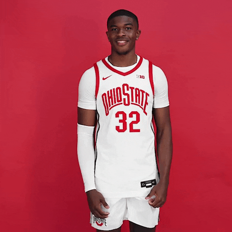 College Basketball Smile GIF by Ohio State Athletics
