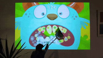 Dental Hygiene Monster GIF by LUMOplay