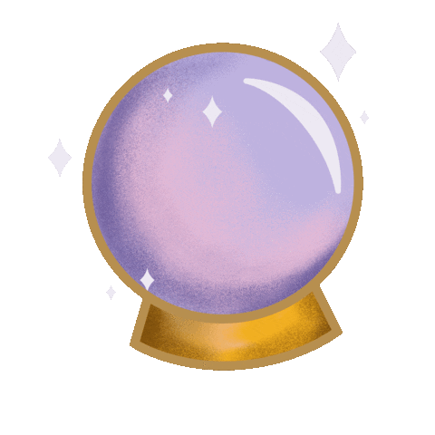 Bola de cristal girando