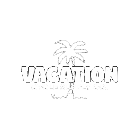 Vacation Cycle Supply Co Sticker