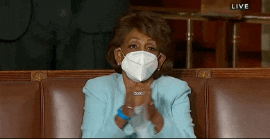 Maxine Waters Applause GIF by GIPHY News