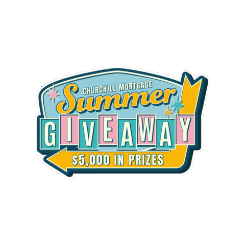 Summer Giveaway Sticker by Churchill Mortgage