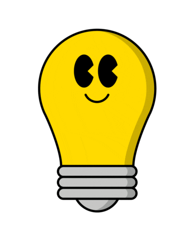 Happy Shine Sticker by Simkins Lightbulb Company LLC