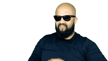 Happy Sunglasses Sticker