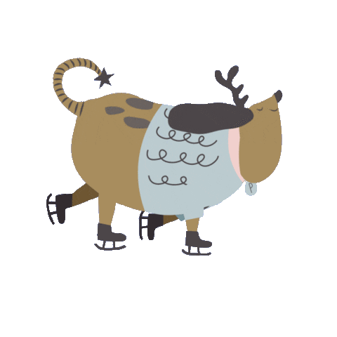 Pumpkin Deer Sticker by larisaandpumpkin