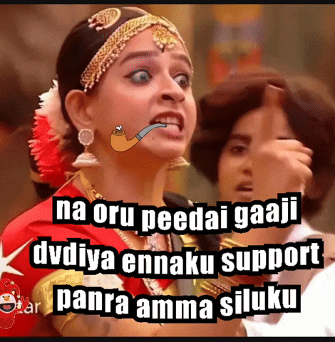 Na Oru Peedai Gaaji Dvdiya Ennaku Support Panra Amma Siluku GIF