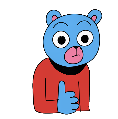 Bear Ok Sticker by aryamularama