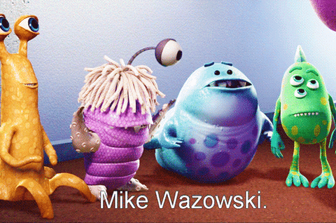 Wazowski meme gif