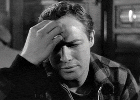 marlon brando literally gif'n it out on this scene GIF by Maudit