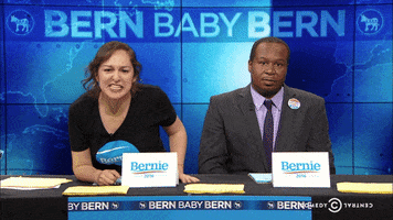 Bernie Sanders Reaction GIF by The Daily Show with Trevor Noah