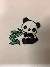 Cute Panda Sticker For Ios Android Giphy