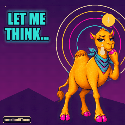 Let Me Think Thinking GIF by CamelToe