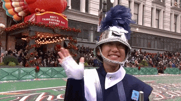 Waving Macys Parade GIF by The 95th Macy’s Thanksgiving Day Parade