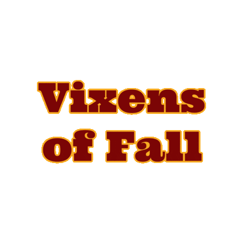 Vixens of Fall Sticker