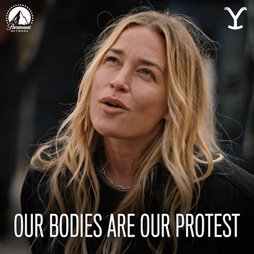 Protesting Paramount Network GIF by Yellowstone