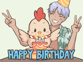 Excited Happy Birthday GIF by Ocean Park