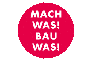 BAU! WAS! AUF! Sticker