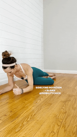 mobilitychick fitness exercise movement drill GIF