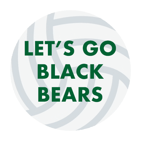 Black Bears Volleyball Sticker by Penn Highlands