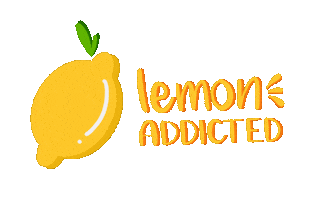 Lemon Calligraphy Sticker