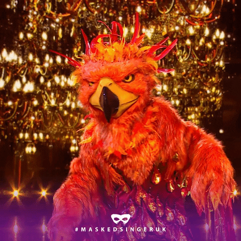 Fire Bird GIF by The Masked Singer UK & The Masked Dancer UK