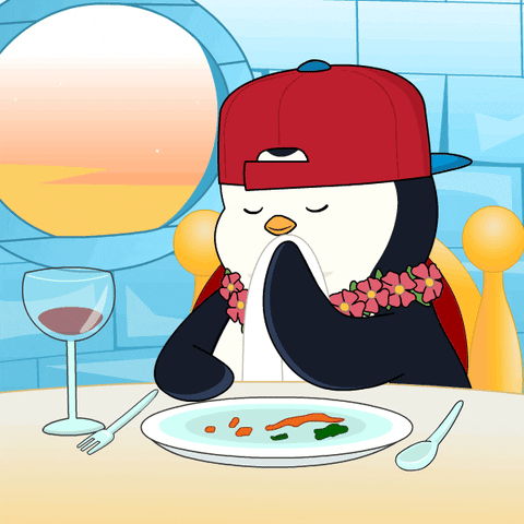 Hungry Dinner GIF by Pudgy Penguins