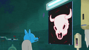 Yeti Coyote GIF by YK Animation Studio