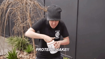 drink shake hardcore way protein GIF