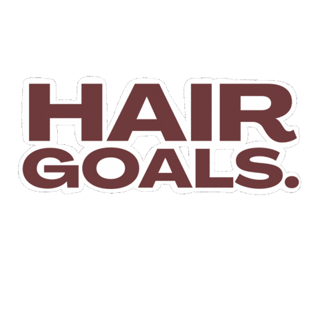 Goals Wig Sticker by Lusta Hair