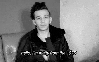the 1975 interview GIF