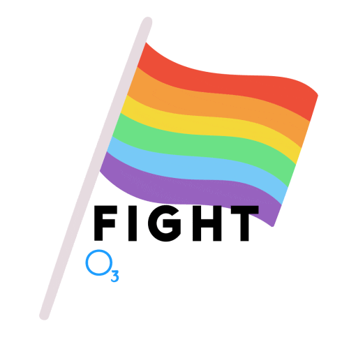 Pride O3 Sticker by Clinique d Ozono