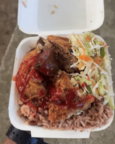 Eat Fried Chicken GIF