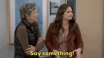 Say Something Reaction GIF by CBS