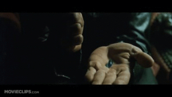 red pill GIF