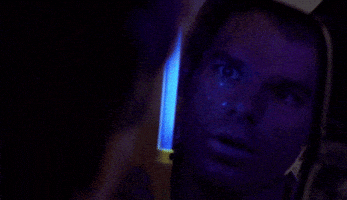 blue light blood GIF