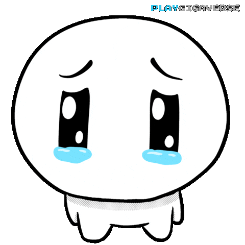 Sad Broken Heart Sticker by Playgigaverse