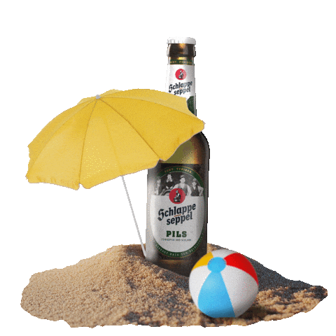 Summer Beer Sticker by Schlappeseppel