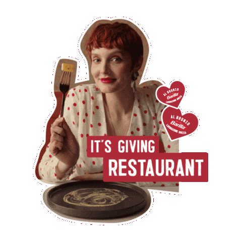 Dinner Restaurant Sticker by Barilla