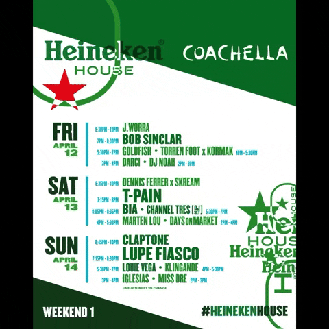 Coachella GIF by Heineken US