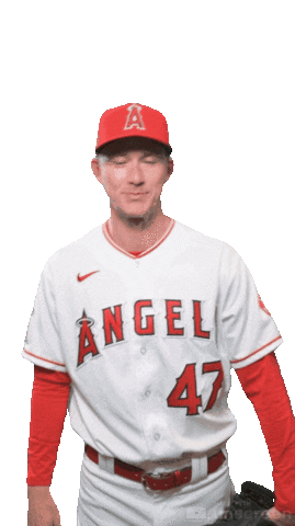 Major League Baseball Smile Sticker by Los Angeles Angels