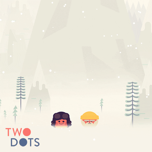 illustration snow GIF by Dots