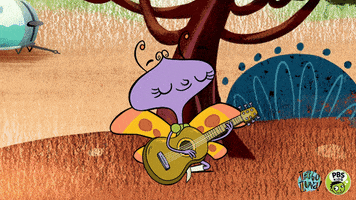 relaxed playing music GIF by PBS KIDS