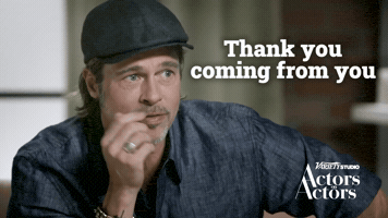 Brad Pitt Thank You GIF by Variety