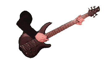 Bass Guitar Indie Sticker by Gold Spectacles