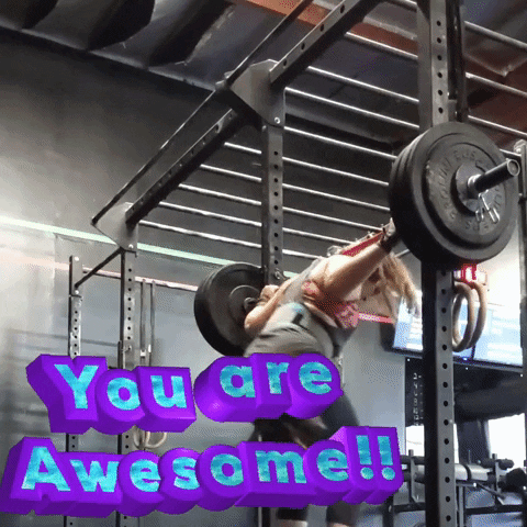 Squat Barbell GIF by CrossFit TurnPoint