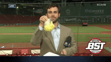Red Sox Popcorn GIF by NBC Sports Boston