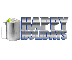 Happy Holidays Celebrate Sticker by Absolut Vodka
