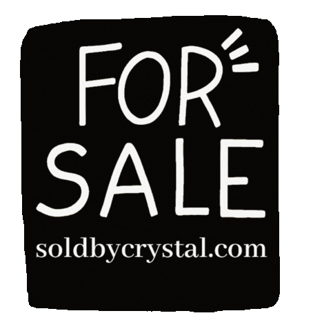 SoldByCrystal Sticker