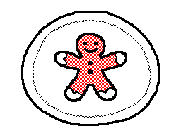 Happy Gingerbread Man Sticker