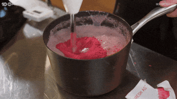 Pink Cooking GIF by MasterChefAU